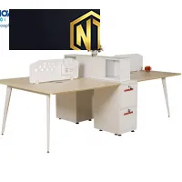 Tổng hợp các loại bàn cụm làm việc xu hướng của năm được sản xuất tại Nội Thất Ngọc Thịnh